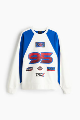 Sudadera con motivos estampados Oversized Fit - H&m фото 2
