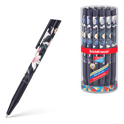 Цена за 24 шт. Ручка шариковая автоматическая ErichKrause ColorTouch Matic&Grip Lily 0.7, цвет чернил синий (в тубусе по 24 шт.)