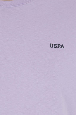 U. S. Polo Assn / Мужская сиреневая базовая футболка - U.s. polo assn фото 7