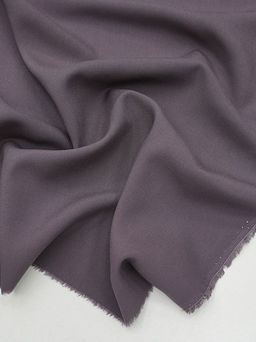 Штапель цв.Темный кофейно-лиловый, ш.1.45м, вискоза-100%, 110гр/м.кв. - Купава фото 10