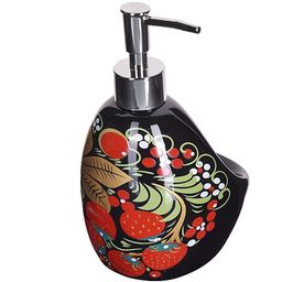 28372 Дозатор для мыла 450мл Брусника доломит/пластик LR (х36)