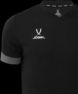 Футболка игровая JOGEL DIVISION PerFormDRY Union Jersey, черный/темно-серый/белый фото 4