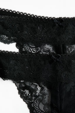 Pack de 2 bragas thong de encaje - H&m фото 6
