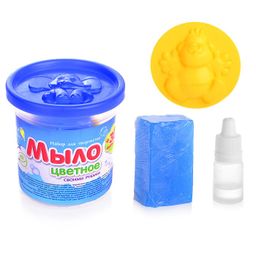 Развивашки.С0246 Мыло своими руками цветное, в банке "Фруктовый микс" /40