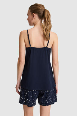 Kad_n Lacivert Pijama Tak_m_