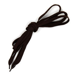 Шнурки TBY декоративные плоские 08мм 130см арт.SLF061 цв.коричневый уп.10шт