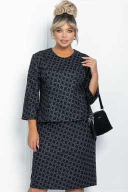 Костюм Астрид (синий) К11874 - Lt collection фото 6