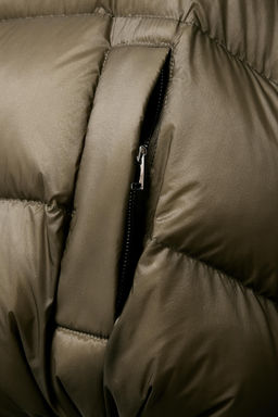 SHORT WATER-REPELLENT WINDPROOF PUFFER JACKET - Zara фото 9