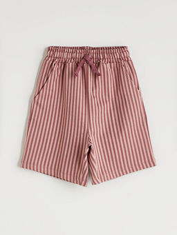 Beli Lastikli ?izgili Erkek ?ocuk ?ort