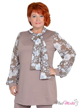 Туника Модель №1370 размеры 44-84