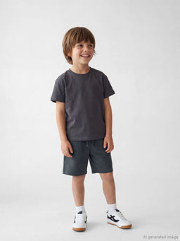 Beli Ba?c?kl? Erkek ?ocuk ?ort 2li