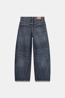JEANS TRF BAGGY BARREL TIRO MEDIO / Marino - Zara фото 8