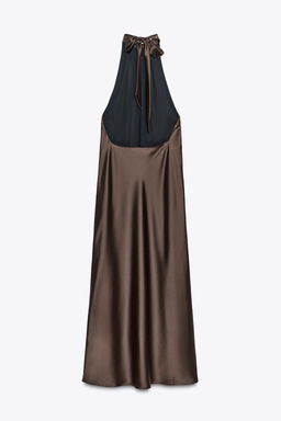 HALTER MIDI DRESS - Zara фото 30