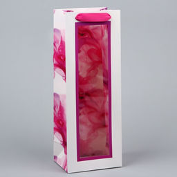 Пакет подарочный под бутылку, упаковка, «В этот день можно всё!», 36×13×10 см