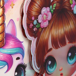 Пакет подарочный "Моя единорожка" 26*32*10 см