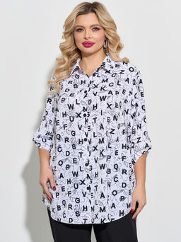 Рубашка 0199-4а белый мрамор - Aquarell фото 2