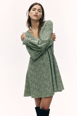 Vestido con vuelo