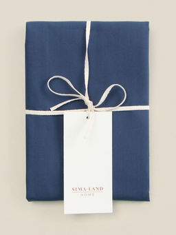 Наволочка SL Home Percale 300ТС, 5070+3 см, синяя, перкаль, хлопок 100% - Sima-land home фото 11