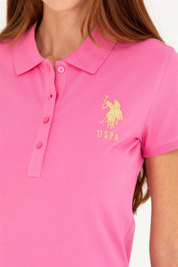 Женское розовое вязаное платье - U.s. polo assn фото 14