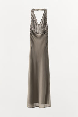 LONG EMBROIDERED DRESS - Zara фото 6