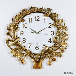 Часы настенные Цветочное дерево 56х56 см / NE-2892 /уп 10/