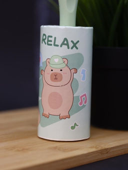 Ролик для чистки одежды "Capybara relaxing", 10 см*60 листов