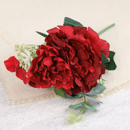 Цветок искусственный 30 см / W394117 /уп 160/640/ (Бордовый) - ГалеонТрейд фото 6