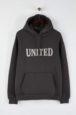 Lacivert Oversize/ Genis Kesim Aplike Nak?sl? Sweatshirt TMNAW26SW00056 - Trendyolmilla фото 5