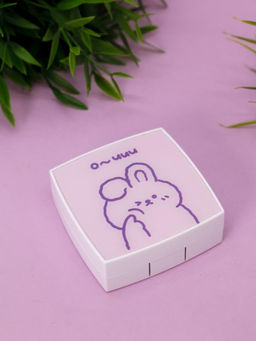 Контейнер для линз Cute bunny, pink
