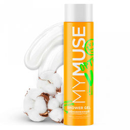 Гель для душа "MYMUSE" 250мл, масло семян хлоп, какератин, пантенол, Витамин Е, молочные протеины, "Grass" (Россия)