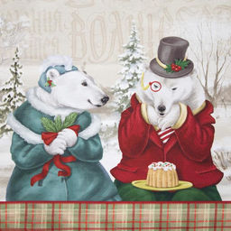 Скатерть новогодняя Этель Winter holidays d=220 см 3 см с ГМВО, 100% хлопок, саржа 190 г/м?