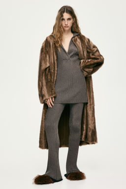 Pantal?n en punto de canal? metalizado - H&m фото 3