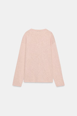 CAMISETA R?STICA MANGA LARGA / Rosa palo - Zara фото 7