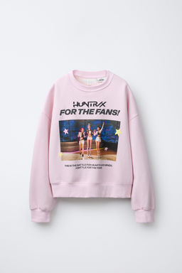 KPOP DEMON HUNTERS NETFLIX  PRINTED SWEATSHIRT - Zara фото 6