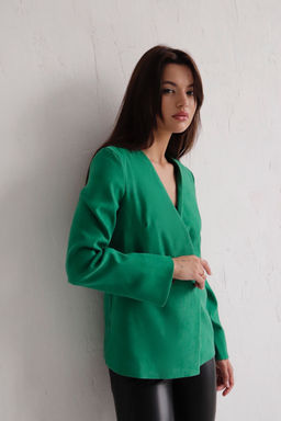 Двубортный жакет без лацканов - Martichelli фото 7