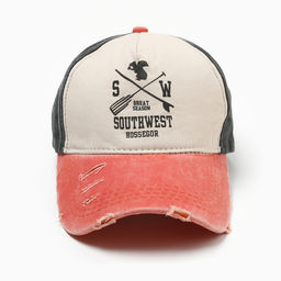 Кепка мужская MINAKU Southwest, размер 56-58, 100% хлопок, чёрная