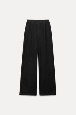 TEXTURED STRAIGHT-LEG TROUSERS - Zara фото 13