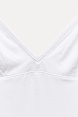 STITCHED VEST TOP - Zara фото 8