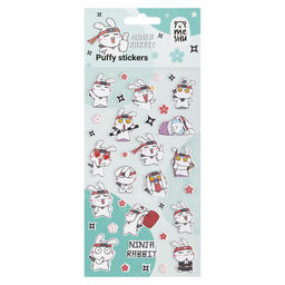 Наклейки объемные "Ninja Rabbit" (MS_66578, MESHU)10*23см