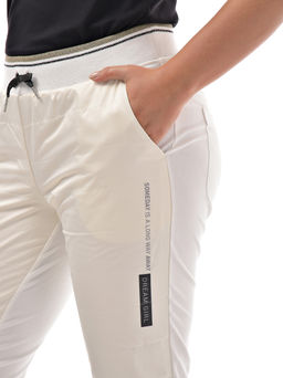 Брюки из тонкого футера  комбинированные с плащевкой . - А+б коллекция фото 17