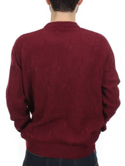 G636 VINOUS Джемпер мужской (100% шерсть) - Fashion фото 5