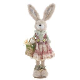 Фигурка декоративная "Зайка", L13 W10 H42 см