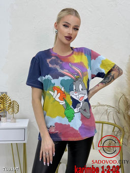 Футболка с принтом женская