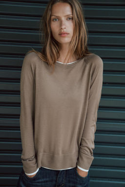 DOUBLE KNIT SWEATER - Zara фото 15