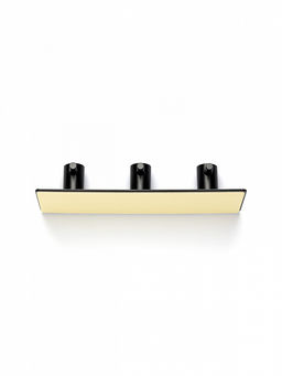 Крючок на липучке 3шт 13,5x4,5x2,8 черный железо - Denastia фото 4