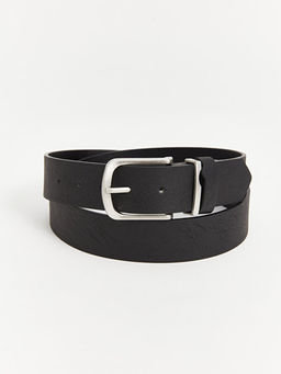 Deri G?r?n?ml? Erkek Kemer