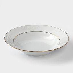 Сервиз столовый Добрушский завод «Бельё», 48 предметов, фарфор, белый