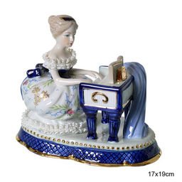 Статуэтка Дама 17х19 см / 161101 /уп 18/