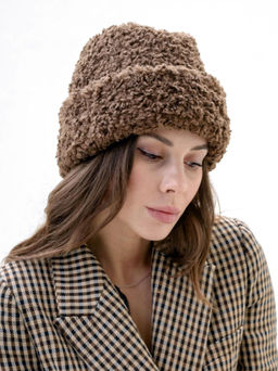 П26-171 Пилотка Тедди коричневая