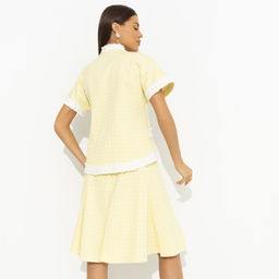 Костюм с юбкой в стиле Шанель, С безупречным вкусом (2 в 1, желтый) - Charutti фото 17